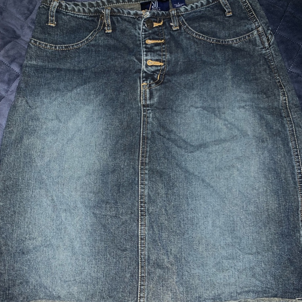 Blue jean skirt